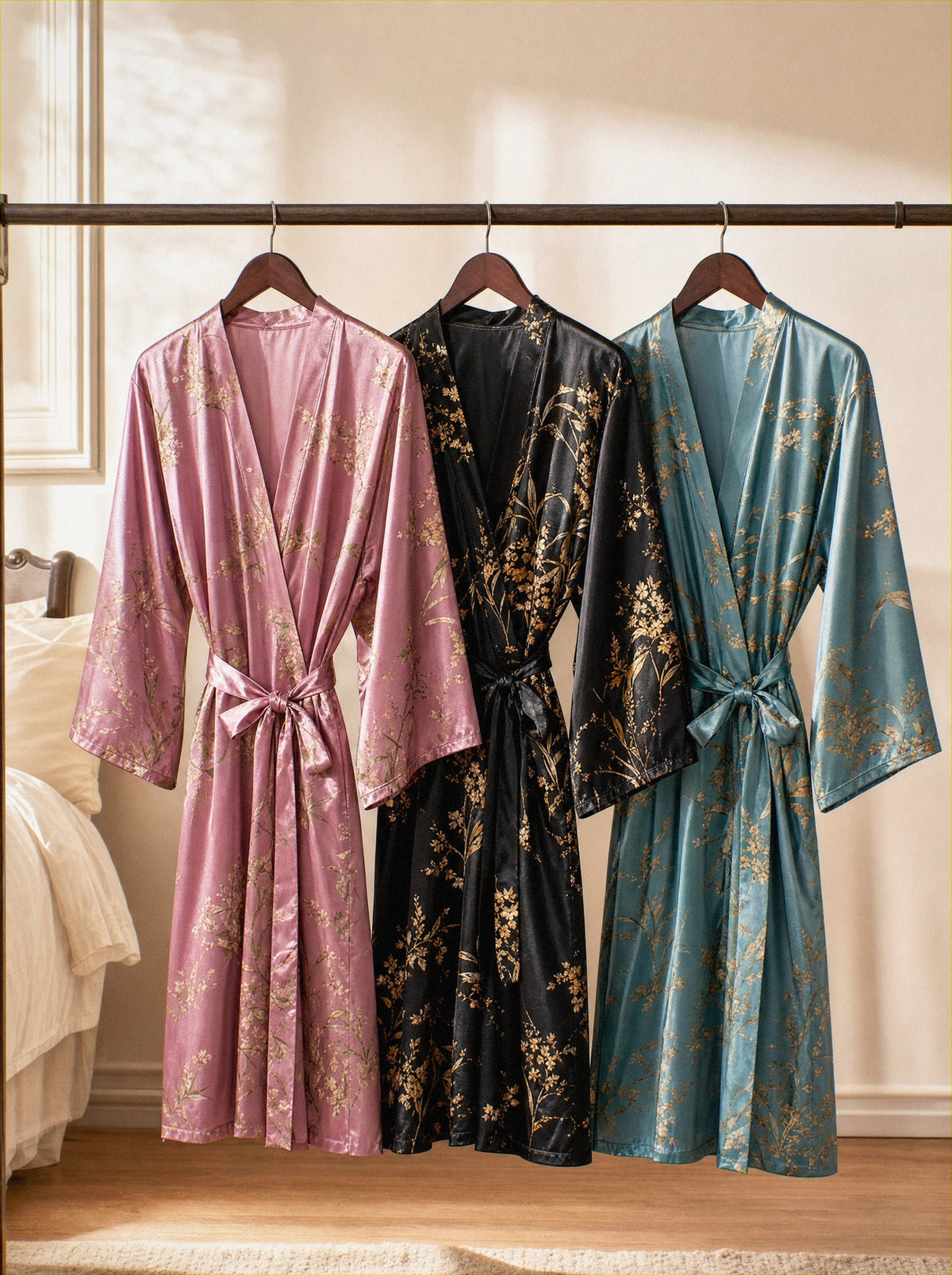 Amoura Silk Robe collection